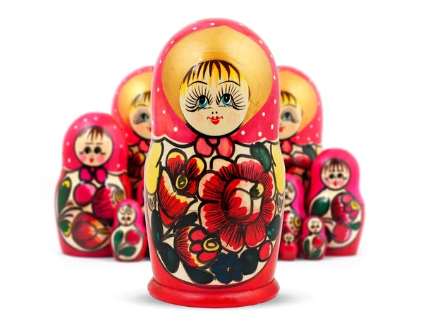 Russische poppen — Stockfoto