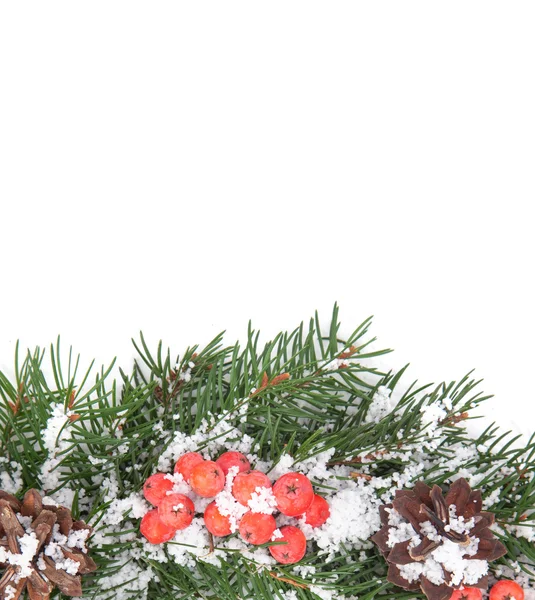 Noel framework ile kar — Stok fotoğraf