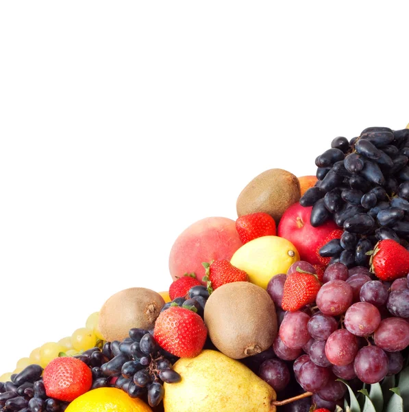Farbenfrohe Gesunde Frische Früchte Gedreht Einem Studio — Stockfoto