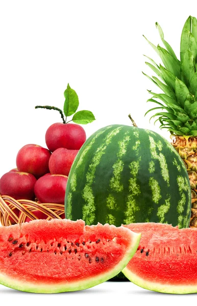 Kolorowe owoce zdrowe — Zdjęcie stockowe