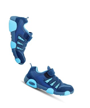 Sneakers walking by themselves clipart