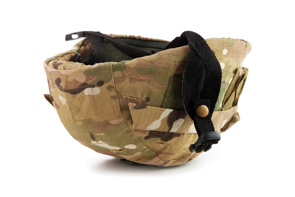 Military Helmet Isolate White Background — Stock Photo, Image