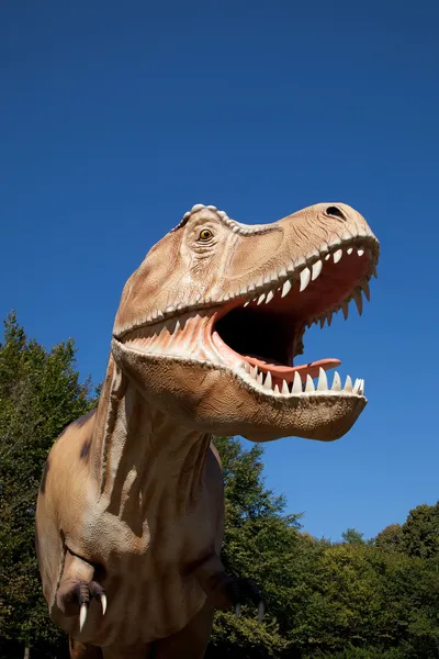 Agresywne t-rex — Zdjęcie stockowe