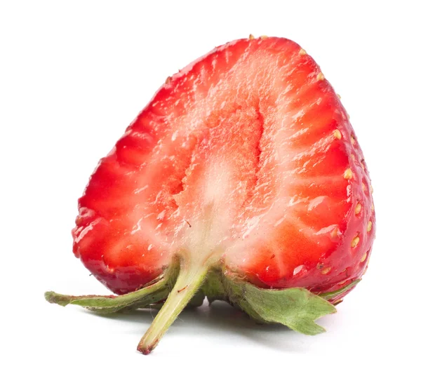 切 strawberrie — 图库照片