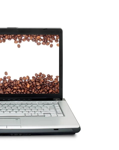 Brown Roasted Coffee Beans Shot Studio — Stock Photo, Image