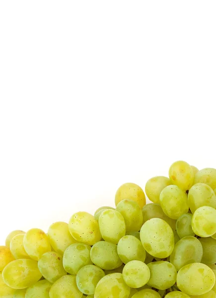 Grappolo Uva Fresca Isolato Bianco — Foto Stock