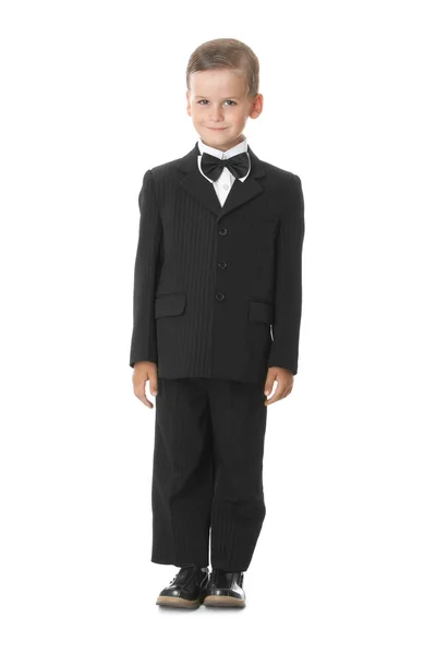 Мальчик в костюме — стоковое фото