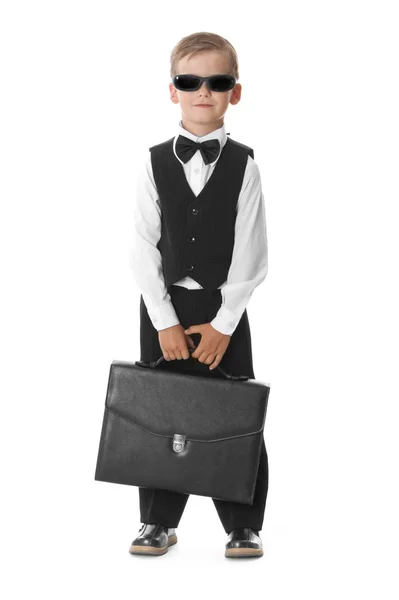 Αγόρι σε ένα κοστούμι — Φωτογραφία Αρχείου