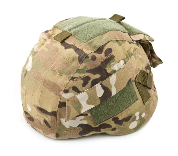 Military Helmet Isolate White Background — Stock Photo, Image