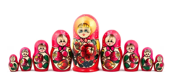 Ρωσικές κούκλες — Φωτογραφία Αρχείου