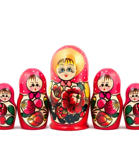 Rosyjskie lalki — Zdjęcie stockowe