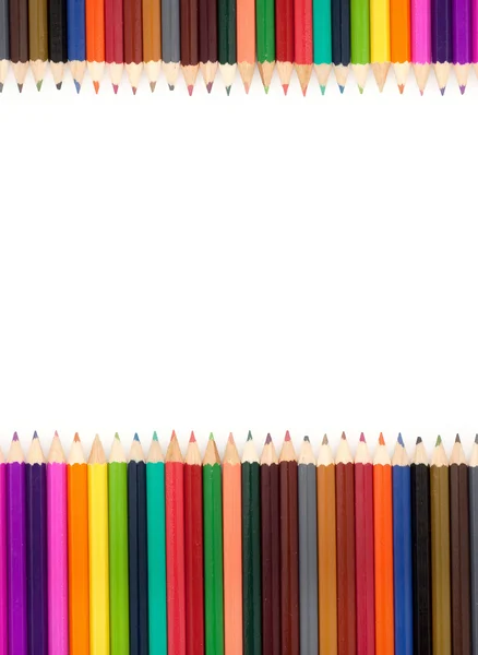 Asortyment kredek kolorowych — Zdjęcie stockowe