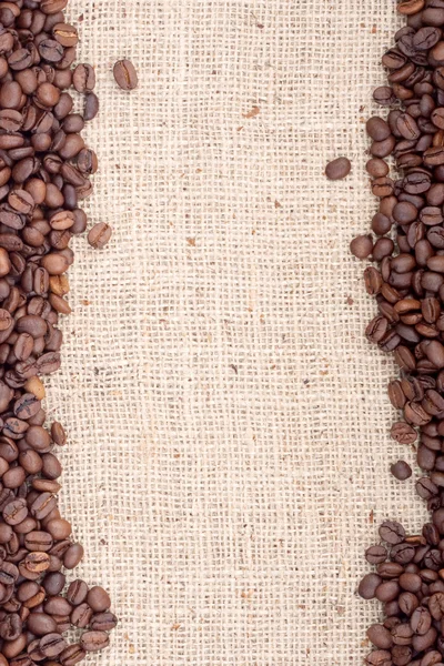 Barna pörkölt kávébab. — Stock Fotó