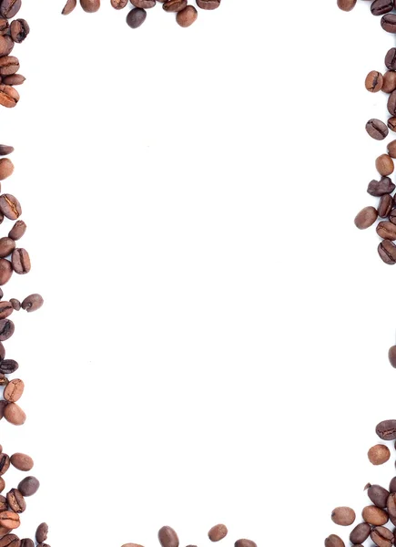 Biji kopi panggang coklat — Stok Foto