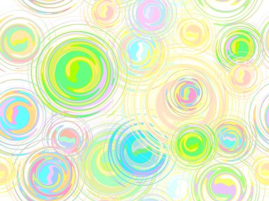 Abstract circle seamless pattern. clipart