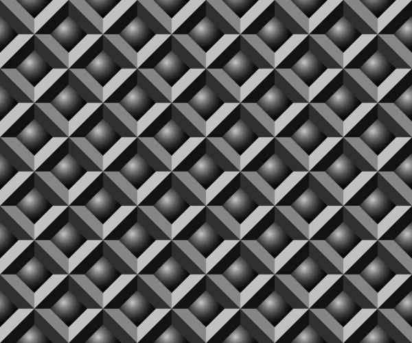 Abstraktes nahtloses geometrisches Muster. — Stockvektor