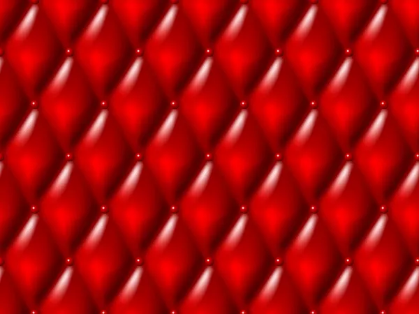 Vektor rotes Leder nahtloses Muster — Stockvektor
