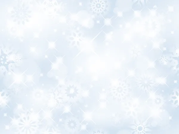 Weihnachten nahtloser Hintergrund mit glitzernden weißen Schneeflocken. — Stockvektor