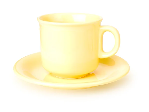 Yellow cup. — Stock Photo, Image
