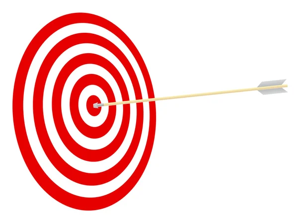 Target and arrow. — Stock Vector