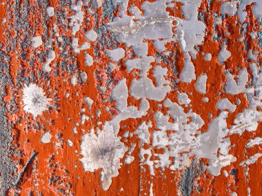 Red peeling paint. clipart