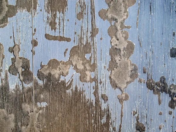 Rascando pintura al óleo en la superficie de madera . —  Fotos de Stock