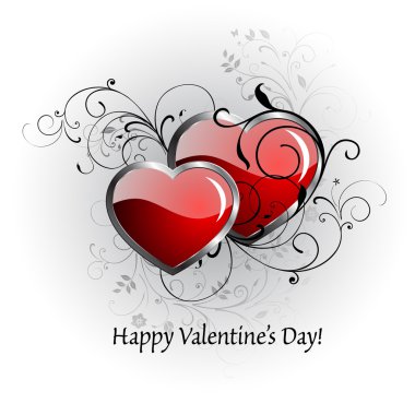 Happy Valentine's Day card. clipart