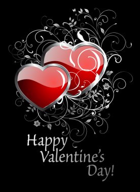 Happy Valentine's Day card. clipart