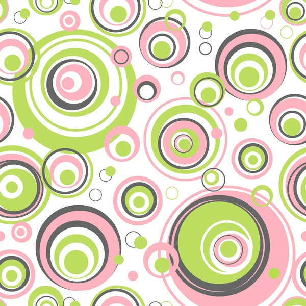 Circles Seamless Pattern Vector Background Continuous Replicate See More Seamless — Stock Vector