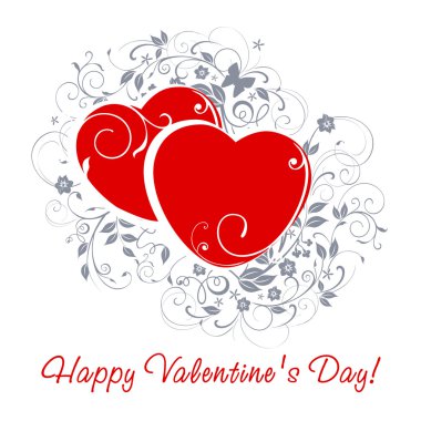 Happy Valentine's Day card. clipart