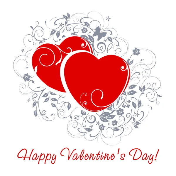 Happy Valentine Day Card — Stock Vector