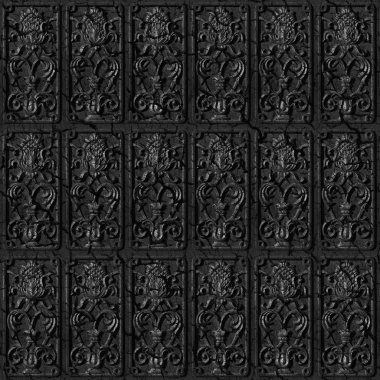 Metal tiles seamless background. clipart