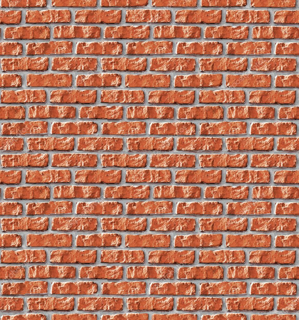 Red brickwork seamless background. — Stock Photo © Leonardi #5148279