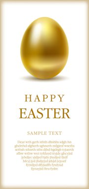 Happy easter card. clipart