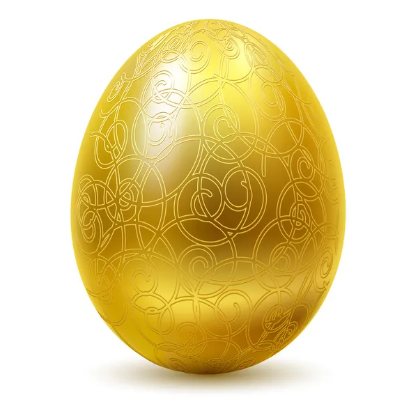 Złote jajko. — Wektor stockowy
