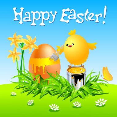 Happy Easter! clipart