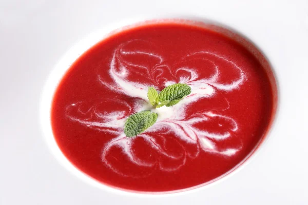 딸기 수프 — 스톡 사진