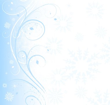 Winter background clipart