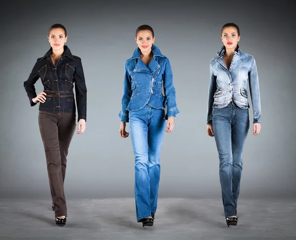 Jeans-Kollektion — Stockfoto
