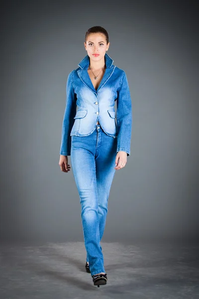 Jeans collectie kleding — Stockfoto
