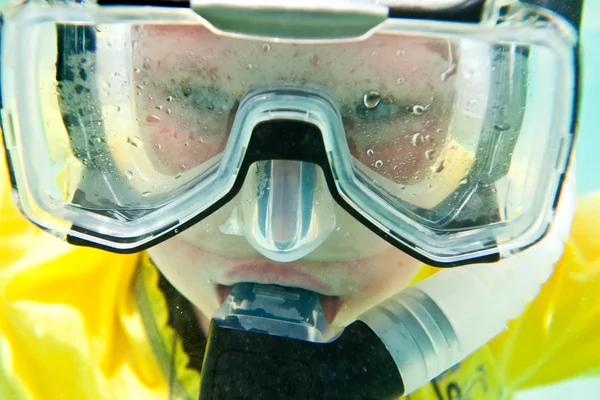 Snorkeler. Mer Rouge — Photo