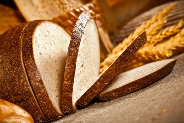 Frisse Zachte Smakelijke Brood — Stockfoto