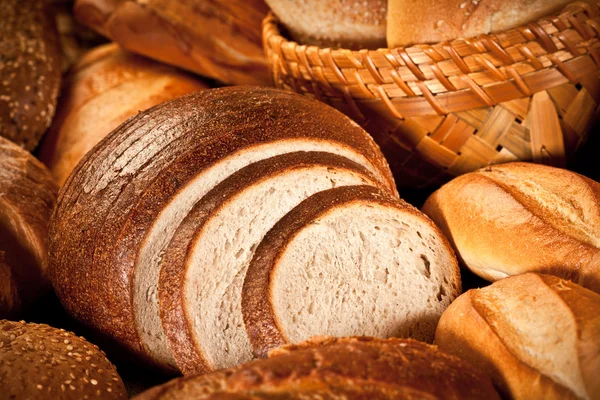 신선 하 고 부드러운 맛 있는 빵 — 스톡 사진