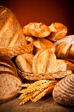 Fresh and soft tasty bread clipart