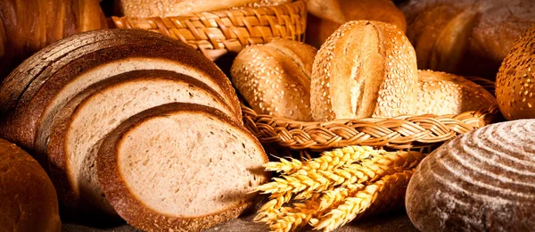 Świeży Miękki Smaczny Chleb — Zdjęcie stockowe