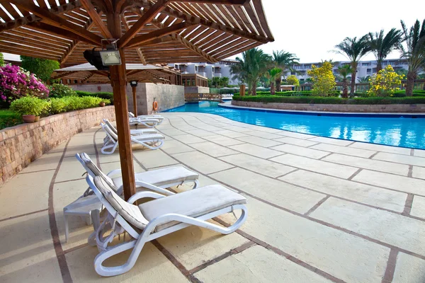 Foto piscina in hotel . — Foto Stock