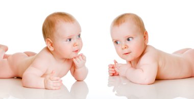 Two baby clipart