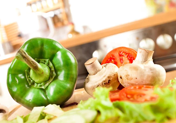 Gemüse Paprika und Tomaten — Stockfoto