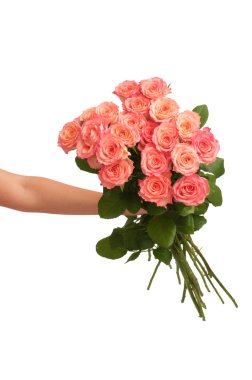 Big bouquet of roses clipart