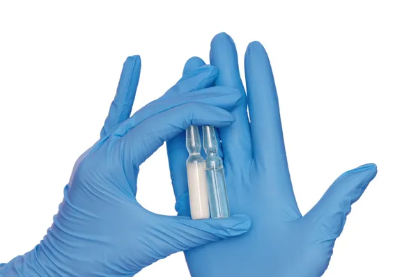 Ampules for making a vaccination — Stock Photo, Image